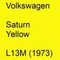 Preview: Volkswagen, Saturn Yellow, L13M (1973).